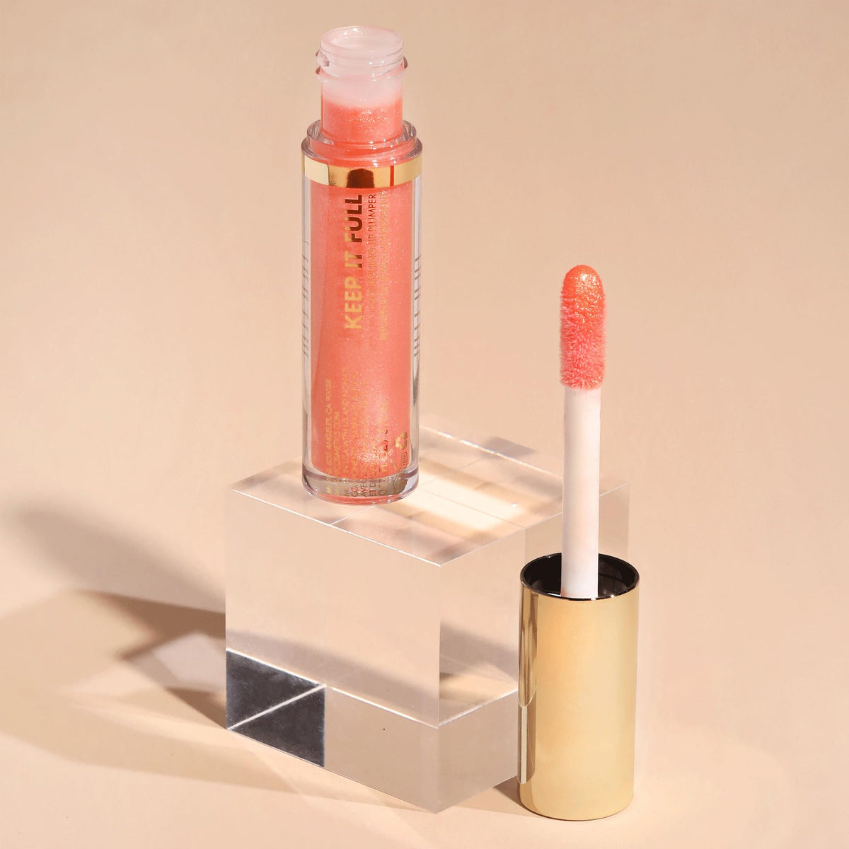 Milani product flatlay with other makeup showing layering and styling ideas