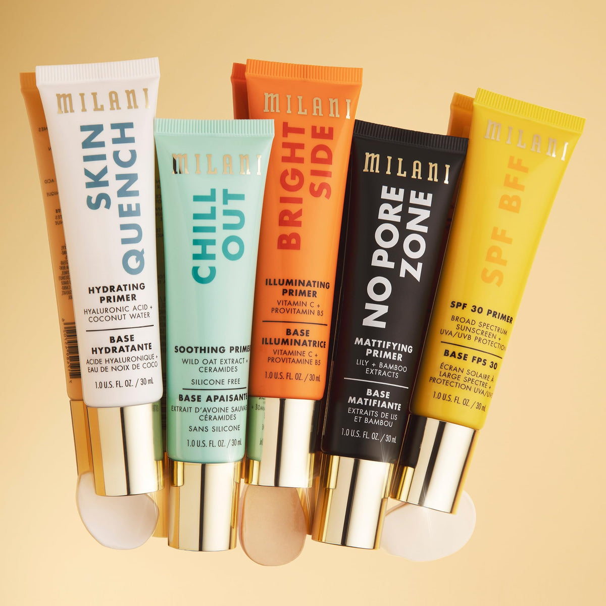 Milani Skin Quench styled on a vanity illustrating easy everyday use benefit