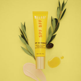 Milani primer texture close-up highlighting smooth blendability and prep benefit