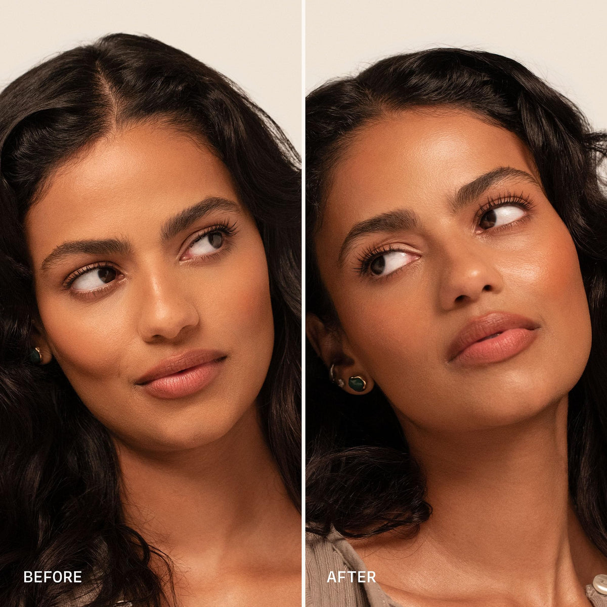 Milani spray being applied over finished makeup to refresh and protect