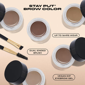Milani close-up of dark brown cream texture for smooth blendability