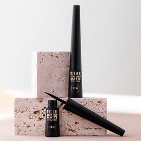 Milani Stay Put back label and ingredients list giving product details and cruelty-free badge