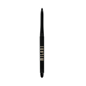Milani pencil next to ruler showing compact 0.01 oz scale