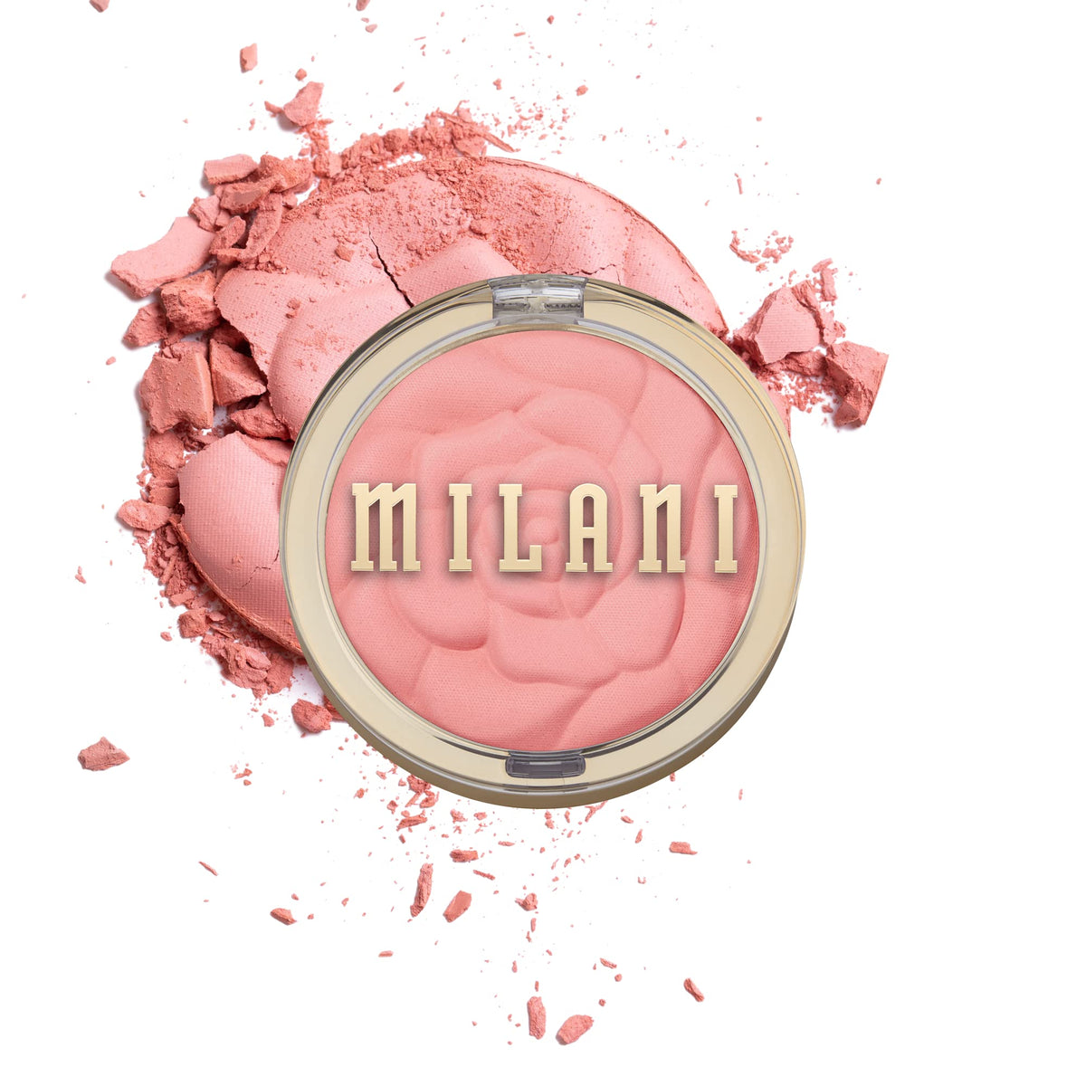 Milani front compact view showing Tea Rose shade and portable design