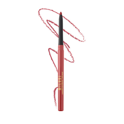 Milani front view of Desert Rose lip liner showing precise color and design benefit