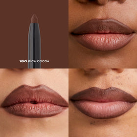 Milani close-up of pencil tip demonstrating creamy glide and precise application