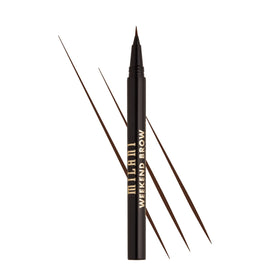 Milani front packaging showing product name and shade medium brown benefit of clear identification