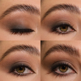 Milani close-up of powder texture showing buttery pigment for smooth blending