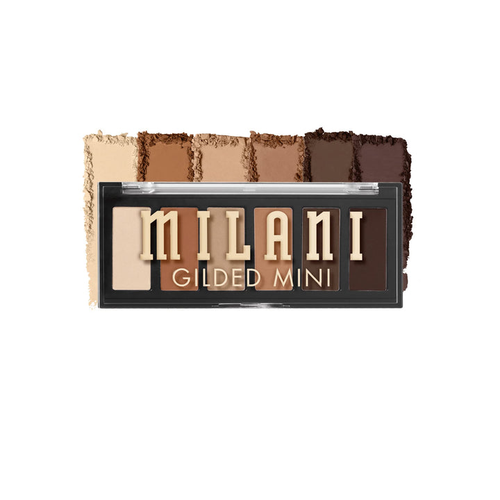Milani palette front view showing compact case and branded packaging benefit portability