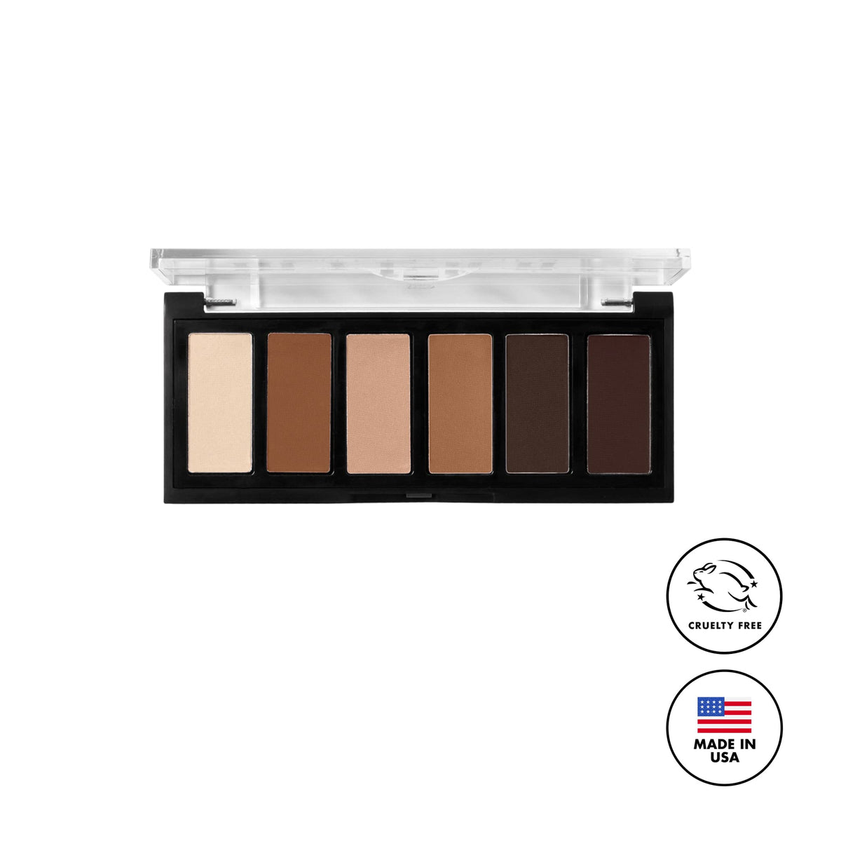Milani finished evening makeup setting showing shimmer glow for nighttime