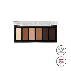Milani finished evening makeup setting showing shimmer glow for nighttime