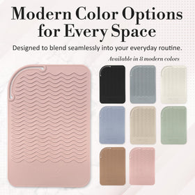 Milaya Beauty wiping mat clean demonstrates easy maintenance
