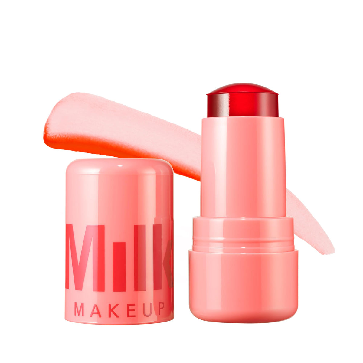 Milk Makeup cooling water jelly tint front packaging shows compact coral shade and brand