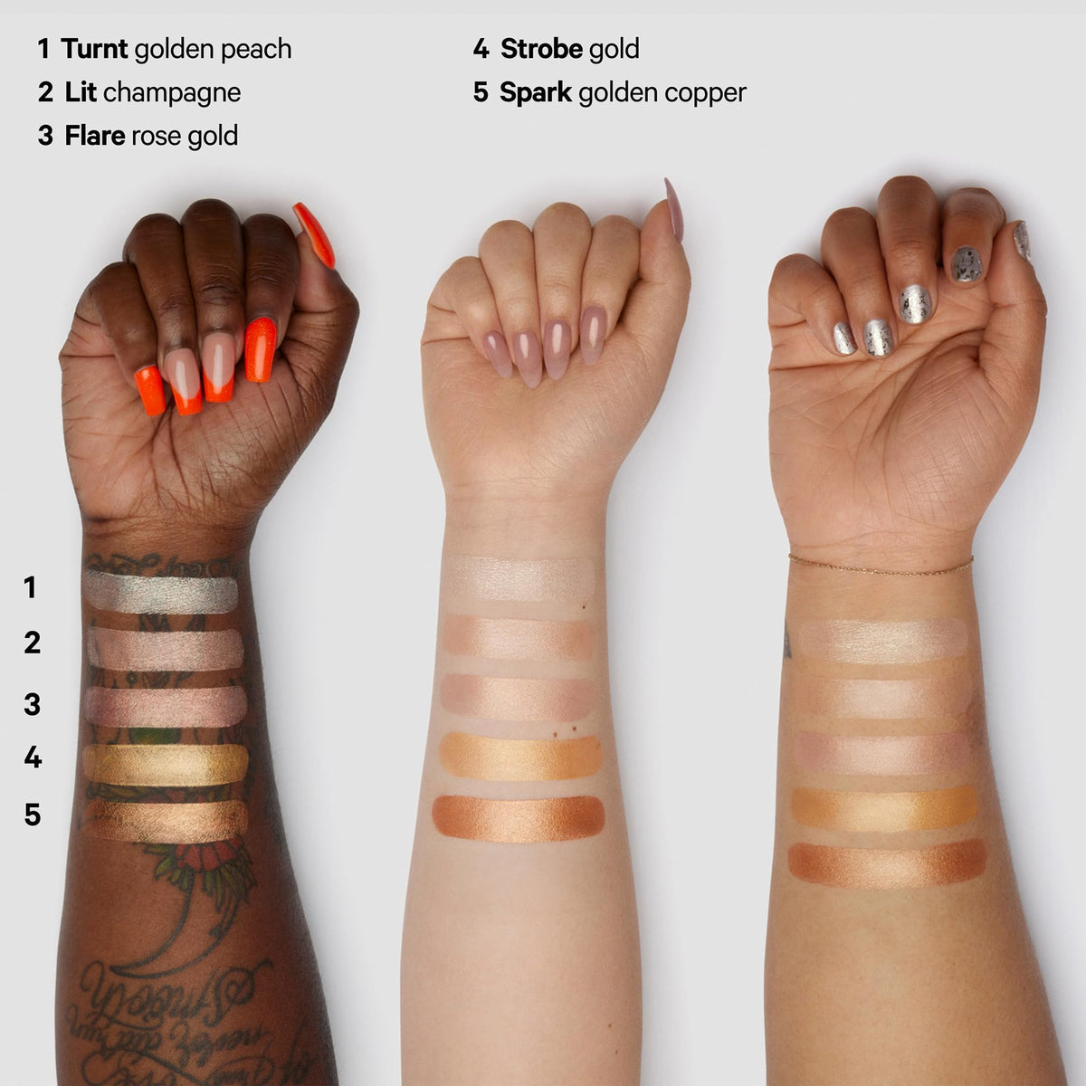 Milk Makeup highlighter with mango butter and oils illustrating nourishing ingredients for smooth wear