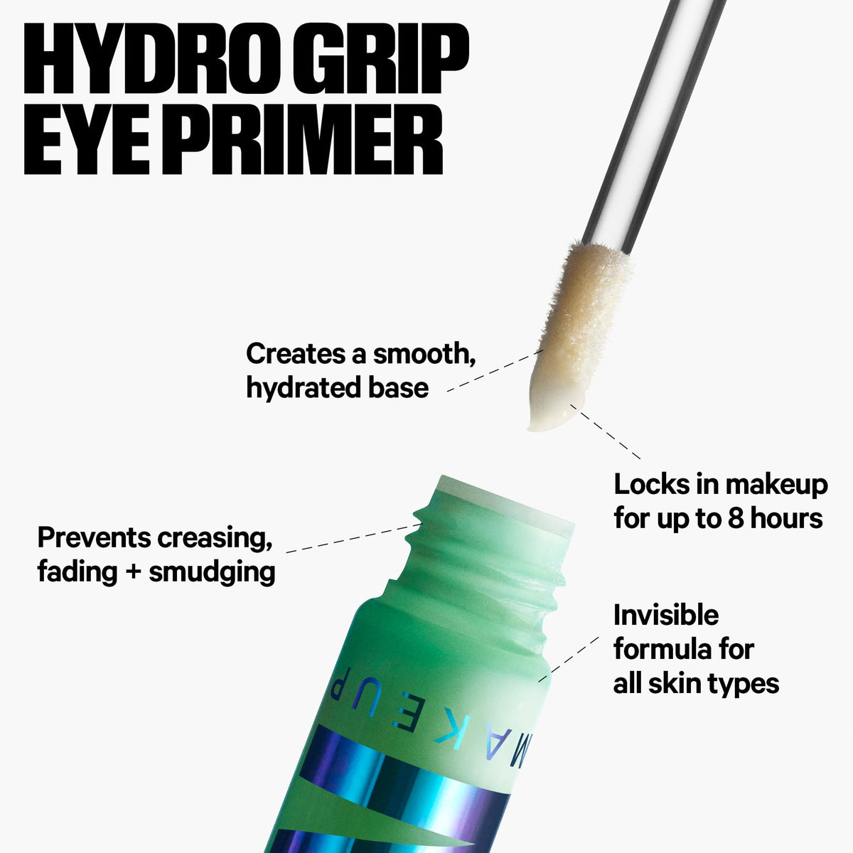 Milk Makeup gel texture close-up highlighting smooth hydrating finish and blendability