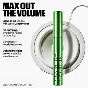 Milk Makeup brush close-up with criss-cross bristles for even lash coating and lift