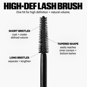 Milk Makeup ingredient display featuring hemp and castor oils for lash conditioning