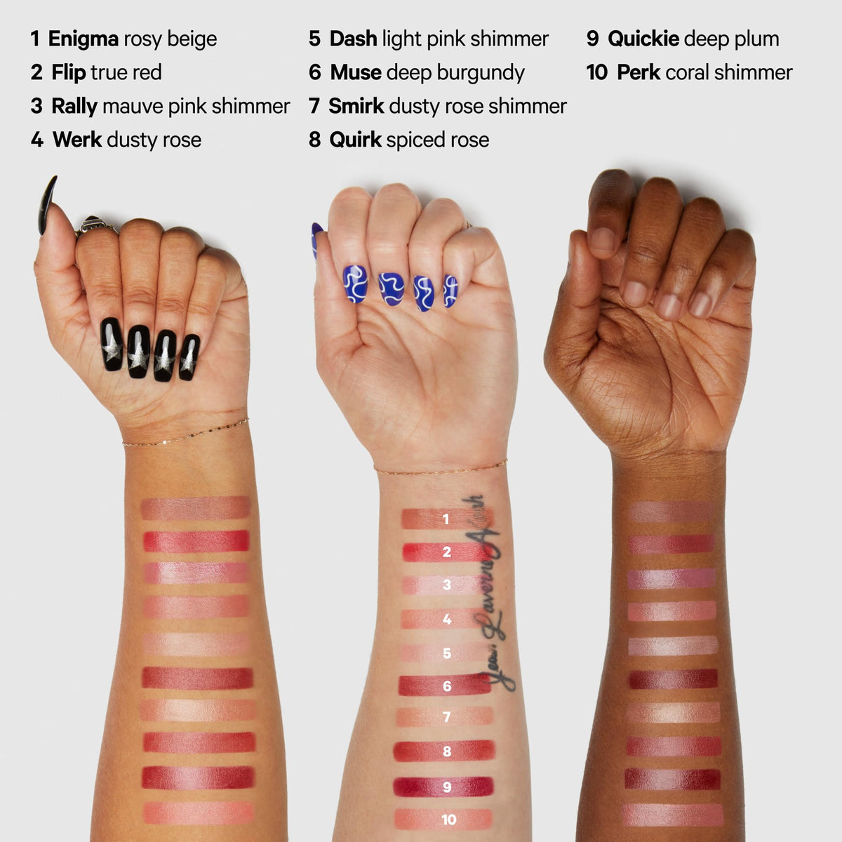 Label close-up of Milk Makeup lip + cheek stick highlighting vegan and clean ingredients