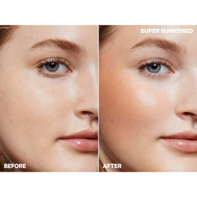 Milk Makeup matte bronzer swatch on arm showing buildable matte color payoff