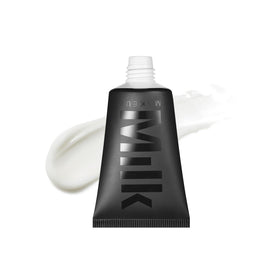 Milk Makeup front packaging showing compact primer tube and clean design benefit: clear product ID