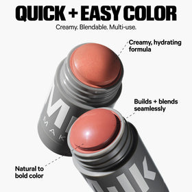 Milk Makeup minis shown in hand for scale, ideal travel sizes and on‑the‑go convenience