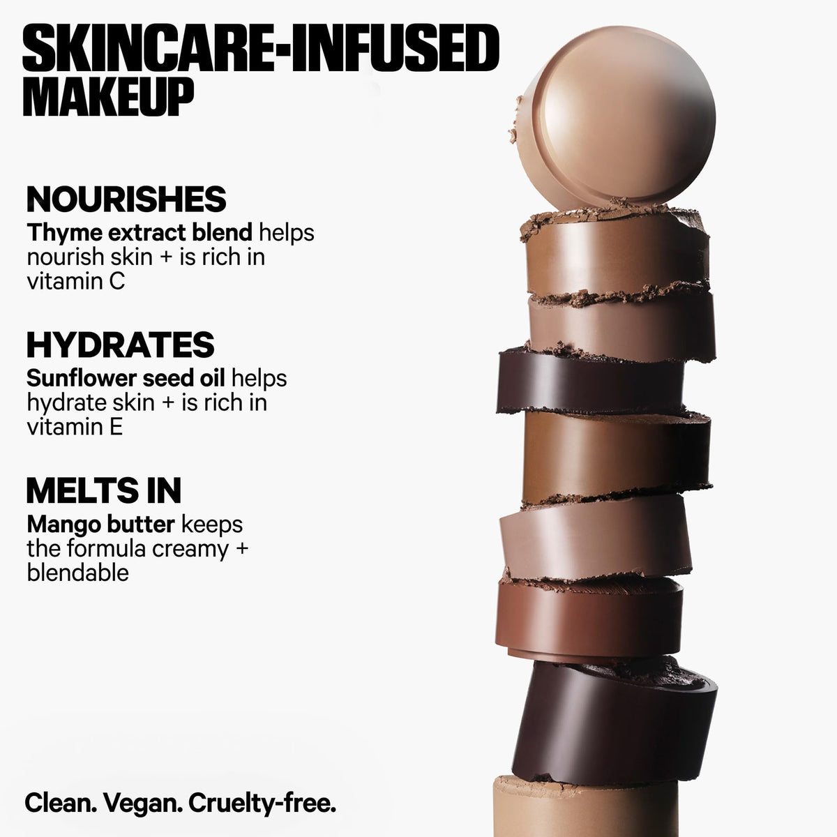 Milk Makeup Sculpt Stick cream texture close-up illustrating blendable, hydrating formula