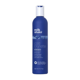milk_shake front bottle showing Cold Brunette packaging and clear toning benefit
