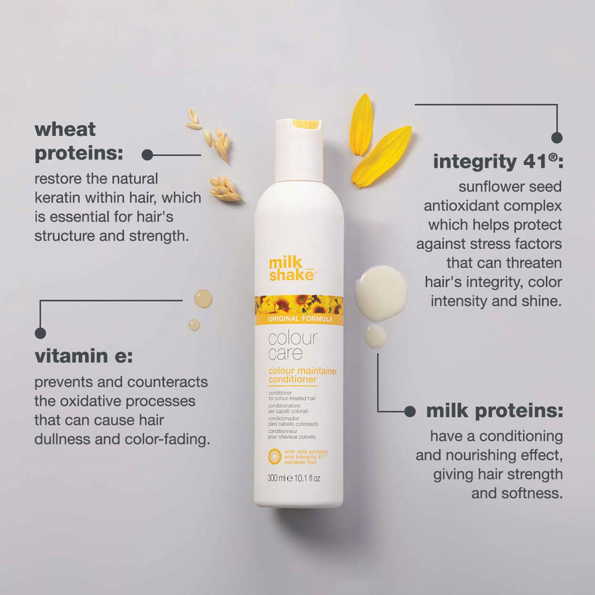 milk_shake creamy texture closeup, shows lightweight hydration for soft hair