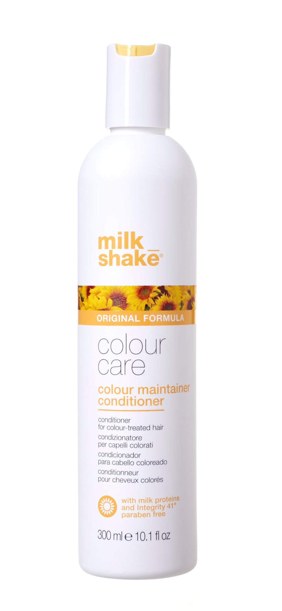 milk_shake front packaging showcasing bottle and label, highlights color protection