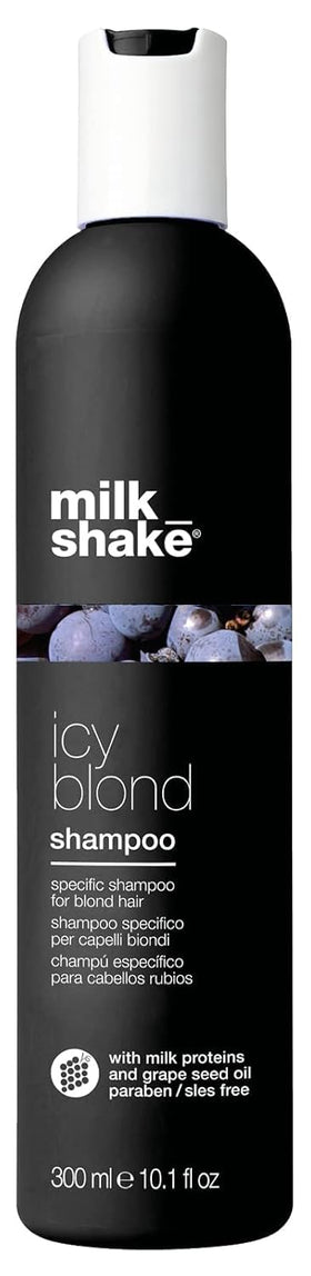 milk_shake front bottle showing icy blond shampoo for cool-toned hair