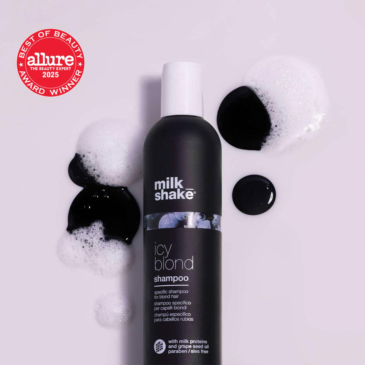 milk_shake bottle on bathroom counter in lifestyle setting for everyday use