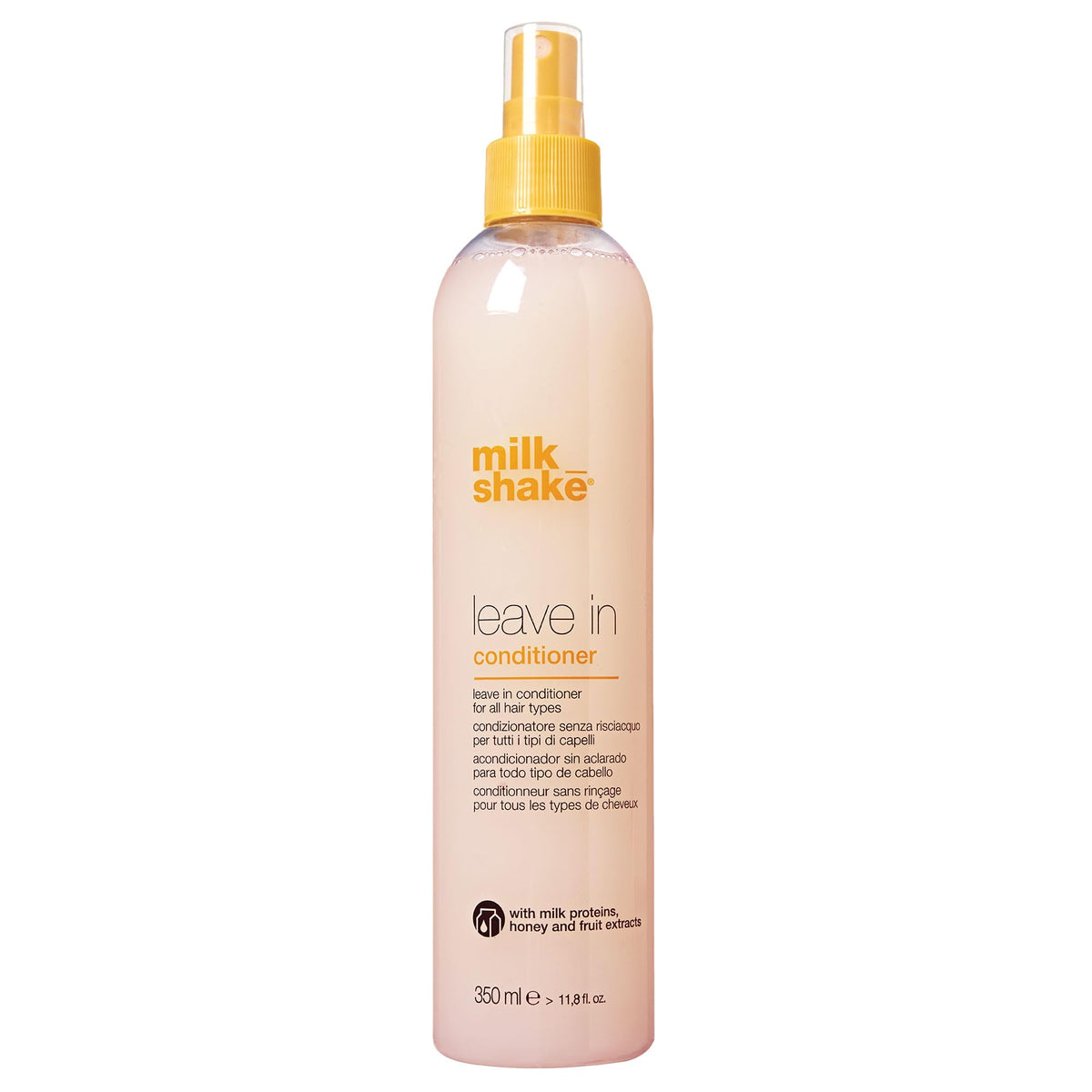 milk_shake front bottle showing 350 ml size and lightweight benefits