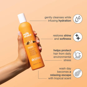milk_shake creamy lather close-up showing gentle moisturizing foam