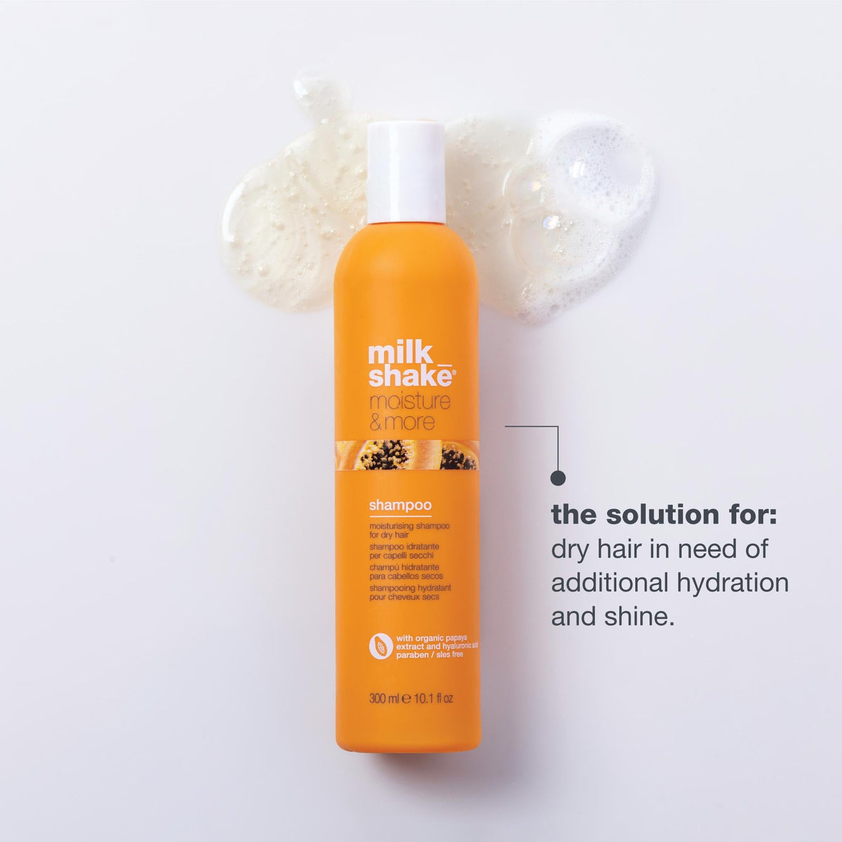milk_shake label detail highlighting ingredients and performance