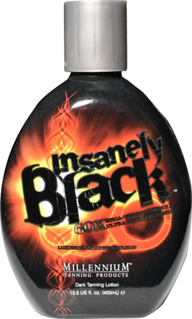 Millennium Tanning bottle in tanning salon environment suggesting professional use