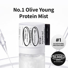 millimilli mist spraying onto face to hydrate and plump skin