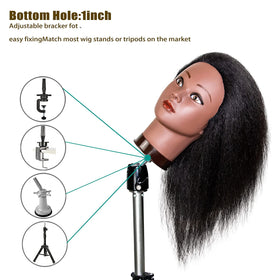 MILLYSHINE side profile mid-haircut demonstrating accurate head shape for cutting techniques