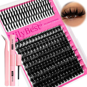 MilyBest dual-ended glue close-up showing black bond and white seal for lasting wear