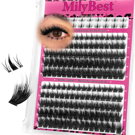 MilyBest front packaging showing complete lash tray and benefits