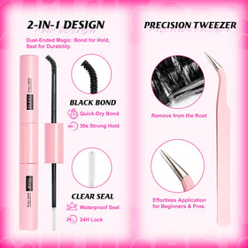 MilyBest travel-ready kit flatlay for portable, salon-quality touchups