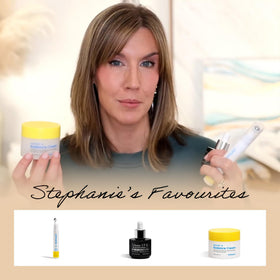 mimmua! staged nighttime routine with serum promoting layered skincare benefits