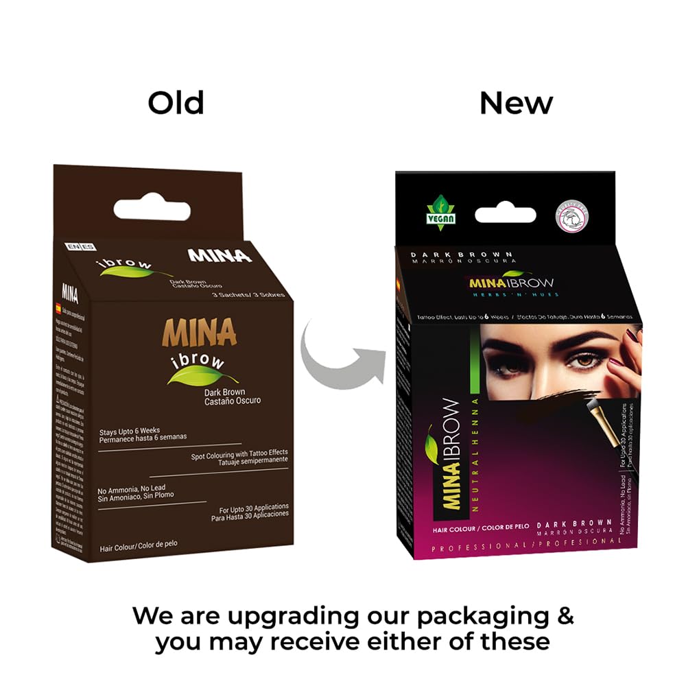 MinaiBrow kit contents with powder jar and brow brush for easy use