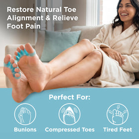 MIND BODHI clear toe separators side profile highlighting comfortable fit