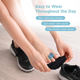 Mind Bodhi separators placed inside sneaker showing shoe compatibility