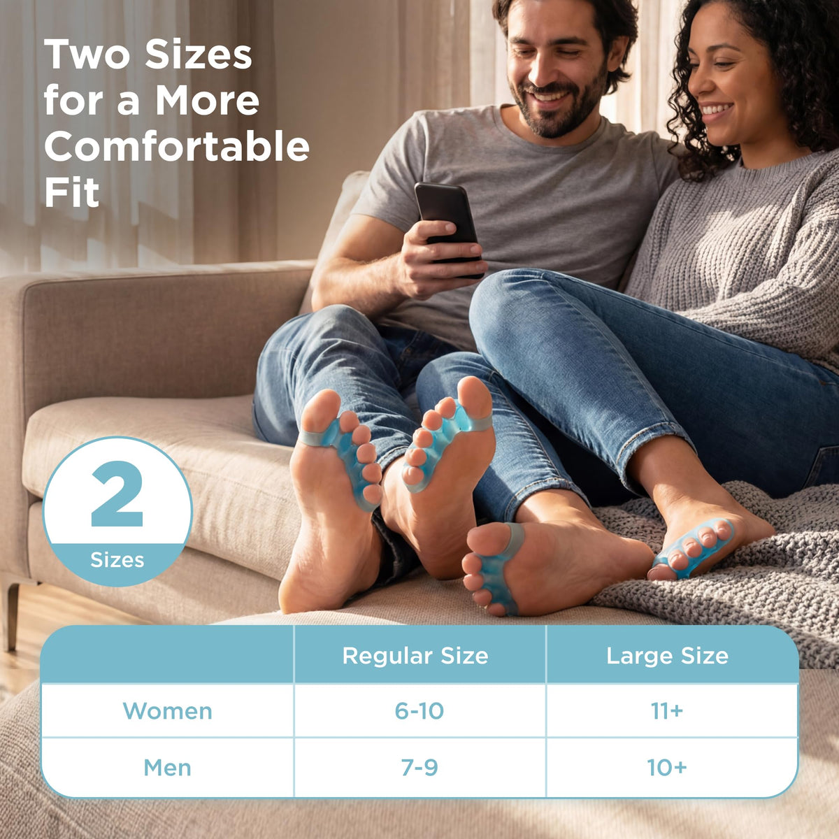 Mind Bodhi scale comparison with ruler indicating regular size fit range