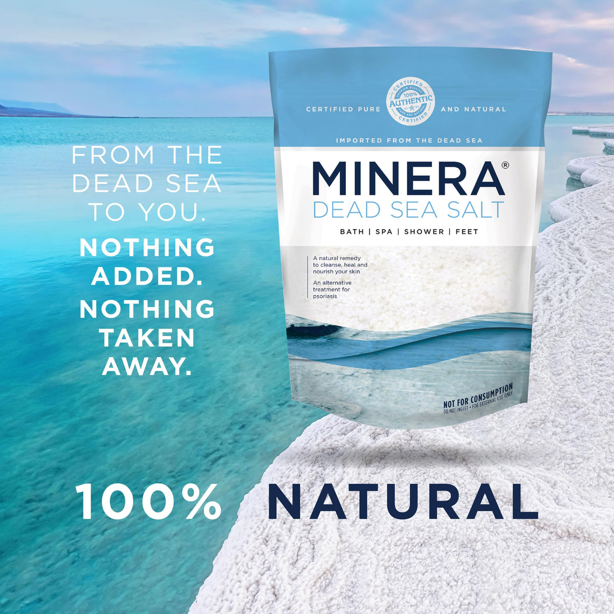 Minera foot soak setup with basin showing soothing at-home pedicure benefit