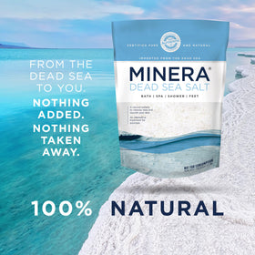 Minera foot soak setup with basin showing soothing at-home pedicure benefit