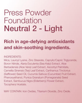 Before and after face photo showing Mineral Fusion smoothing and shine control benefit
