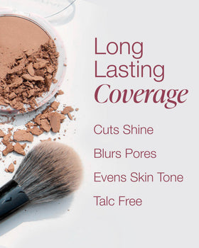 Open Mineral Fusion compact with mirror for on-the-go touchups benefit