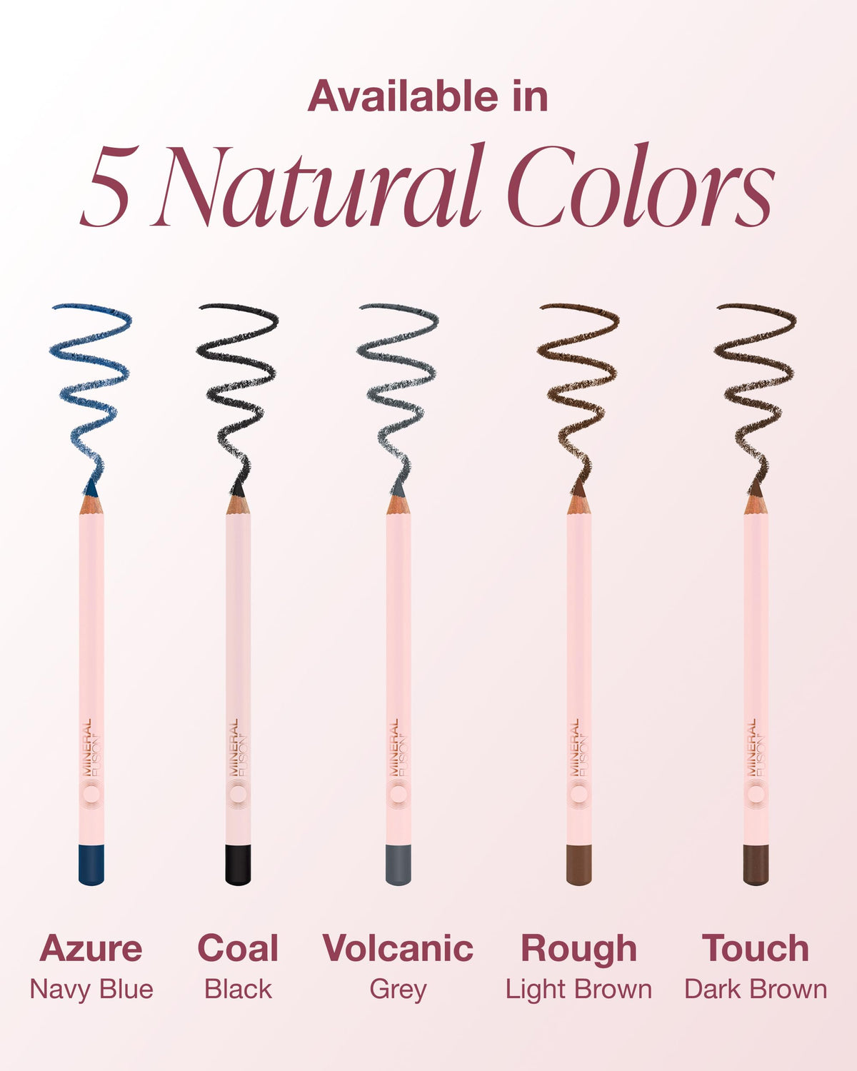 Mineral Fusion ingredients label close-up, chamomile and vitamin E highlighted